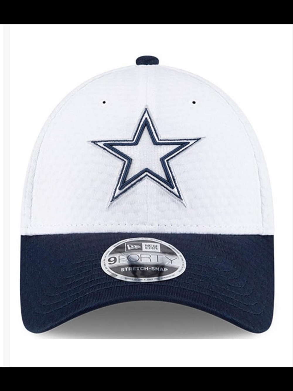 Dallas Cowboys New era 9forty White Star Logo Hat cap Snapback Stretch NWOT